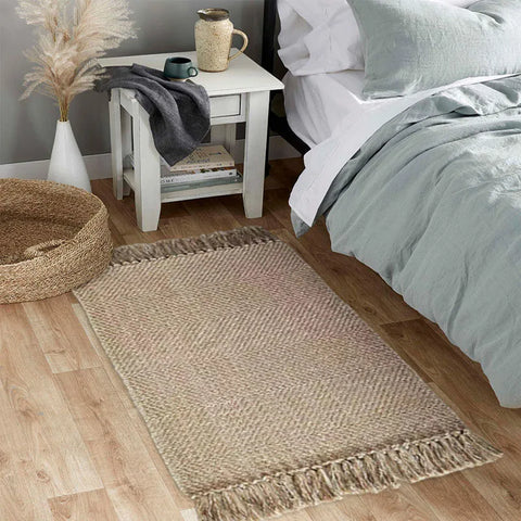 Navak Carpet Nordic Cotton Linen Carpet for Living Room Bedroom Area Rugs Kids Room Bedside Floor Mat Water Absorbent Bath Carpets Doormat
