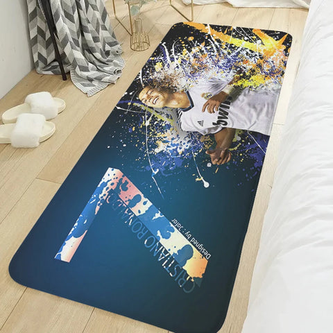 Navak Carpet Carpet for Bedroom Cristiano Ronaldo CR7 Kitchen Porch Foot Mat Non-slip Balcony Bath Rug Home Decor Items Doormat Entrance Door