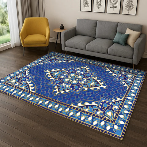 Navak Carpet Persian Bohemian Style Area Rug, Non-Slip Floor Mat for Living Room & Bedroom, Elegant Home Decor Carpet
