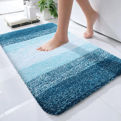 Navak Carpet Kitinjoy Bathroom Rug Mat extra Soft Absorbent Microfiber Bath Mat Non-Slip Plush Shaggy Machine Wash Carpet Bathroom Floor Rugs