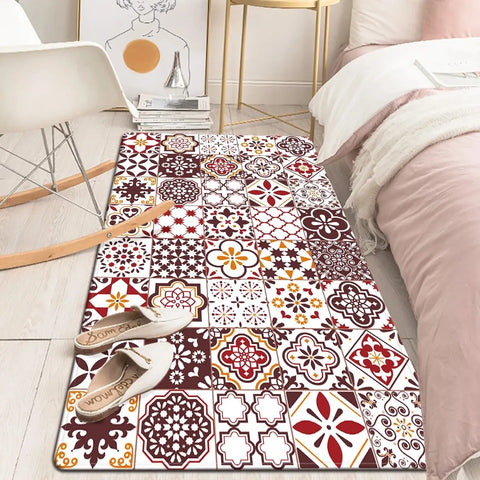 Navak Carpet Exclusive Picks Mandala Patchwork Bedroom Carpet Bathroom Non-Slip Floor Rugs Used In Living Room LaundryRoom Kitchen Home Decoration Mat
