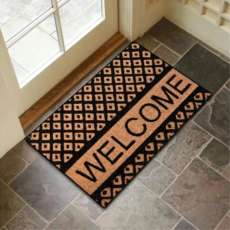 Navak Carpet Welcome Home Stone House Carpet Holiday Home Floor Decoration Welcome Mat Entrance Door Floor Mat Kitchen Rug