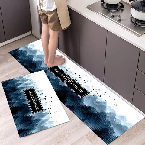Navak Carpet Kitchen Carpet Mats for Floor Bedroom Living Room Long Bedside Area Rug Soft Washable Carpet Anti Slip Bathroom Entrance Doormat