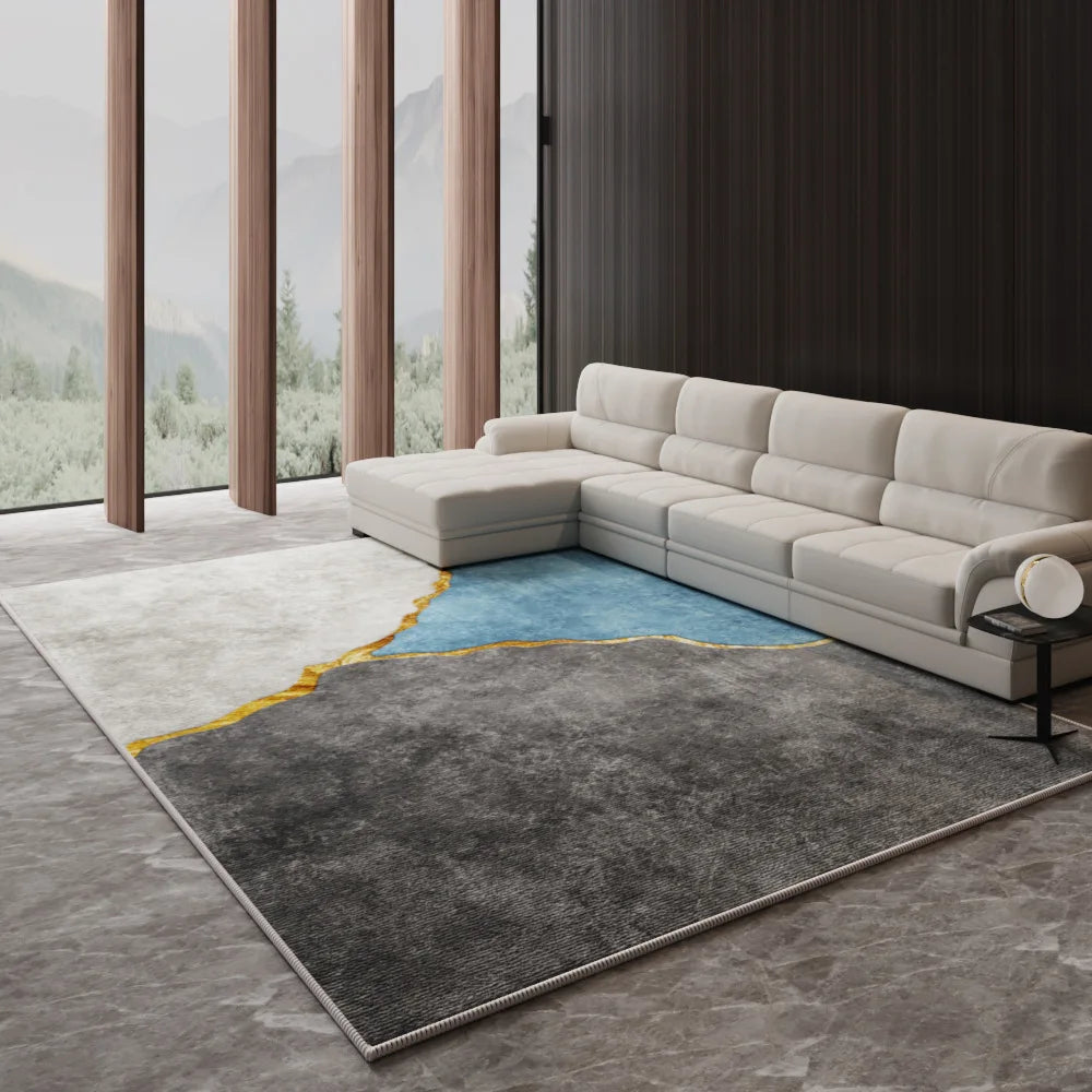 Navak Carpet Nordic Light Luxury Area Rug – Large Living Room Carpet | For Under Sofa & Coffee Table, Bedroom & Lounge Decor