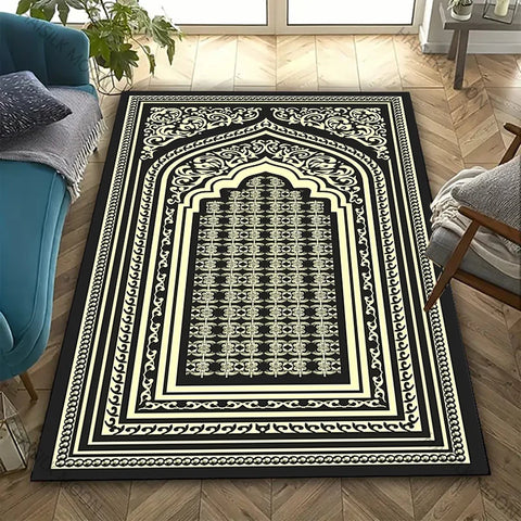 Navak Carpet Muslim Prayer Non-slip Carpet Room Mat Living Room Bedroom Sofa Large Area Mat Daily Prayer Soft Carpet Ramadan Gift for Friend