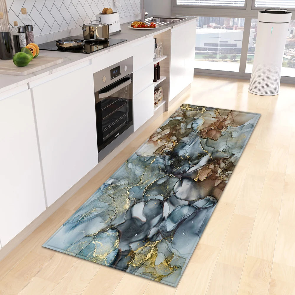 Navak Carpet Entrance Doormat Kitchen Carpet Bedroom Floor Balcony Decoration Long Rug Custom Made Home Bath Door Hallway Anti-Slip Foot Mat