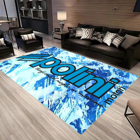 Navak Carpet P-Polini Italy Scooter Race Floor Mat Non-Slip Laundry Room Mat Laundry Decor Balcony Child Living Room Bedside Mats