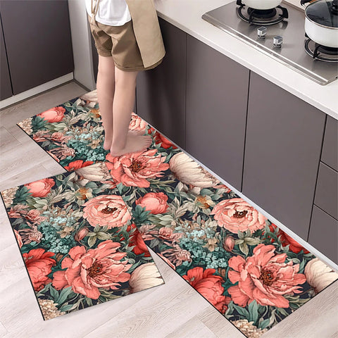 Navak Carpet Kitchen Mat Carpet for Floor Home Entrance Doormat Bedroom Living Room Decor Bedside Rug Hallway Balcony Bathroom Anti-Slip Mat