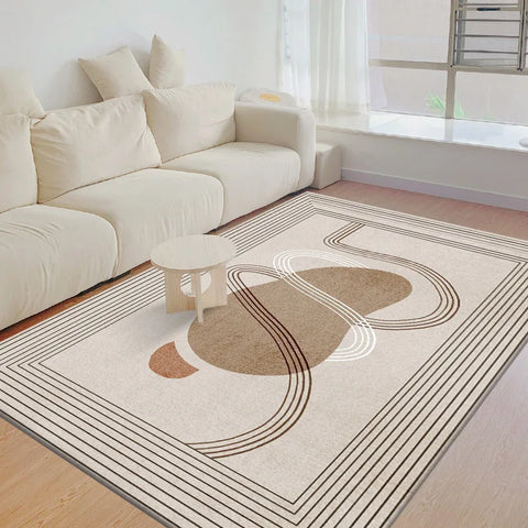 Navak Carpet Exclusive Picks Nordic simple geometric crystal velvet large carpet living room mat family sofa balcony corridor non-slip decorative Rugs