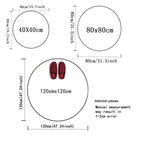 Navak Carpet Round Carpet Mat New 3D Visual Illusion Spiral Rug Floor Mats for Bedroom Living Room Decoration Creative Rugs The Black Trap