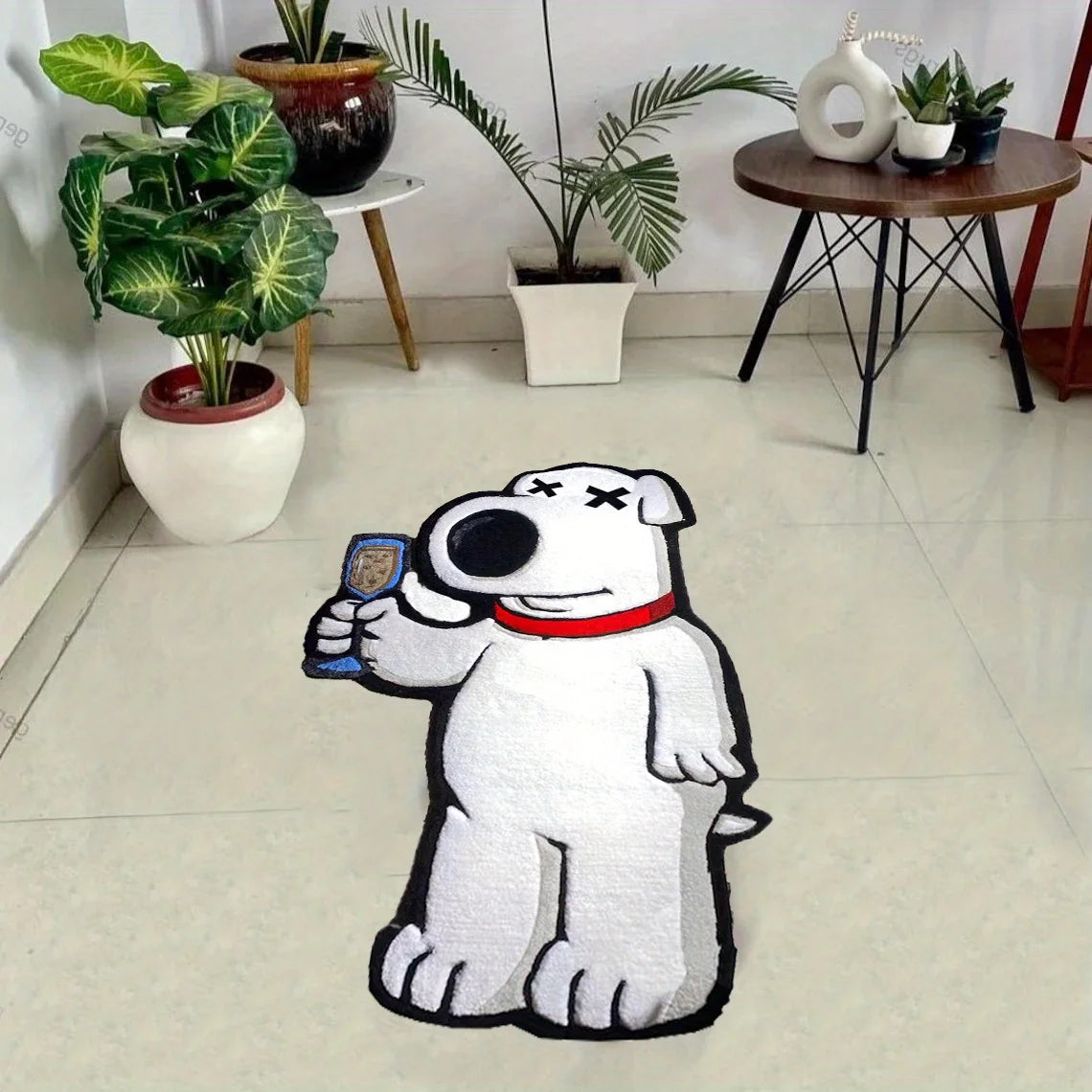 Navak Carpet Exclusive Picks Cartoon Bear Carpet Irregular Carpet Full Body Mirror Carpet Rug For Bedroom Live Room Soft Bedside Rug Home Decoration