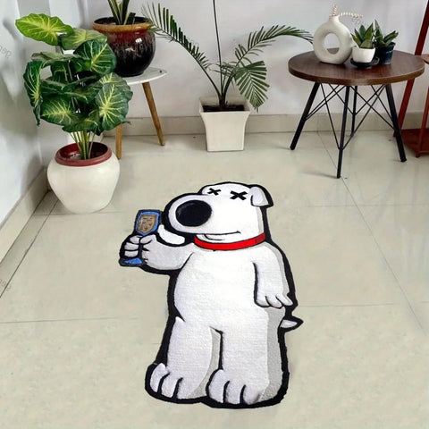 Navak Carpet Exclusive Picks Cartoon Bear Carpet Irregular Carpet Full Body Mirror Carpet Rug For Bedroom Live Room Soft Bedside Rug Home Decoration