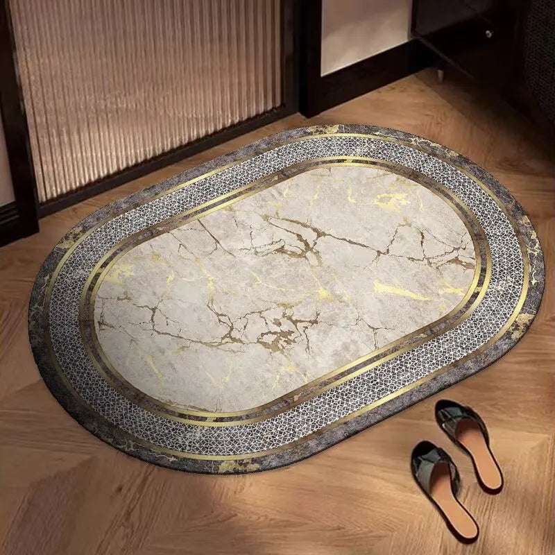 Navak Carpet Exclusive Picks Bohemian Oval Rug Kitchen Bathroom Doormat Entryway Door Mat Square Living Room Bedroom Area Rug Home Decor