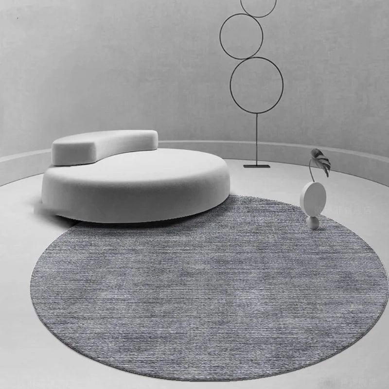 Navak Carpet Exclusive Picks Round Crystal Velvet Carpet Soundproof & dirty-resistant Rug Office Computer Swivel Chair Rocking Table Study Bedroom Mat