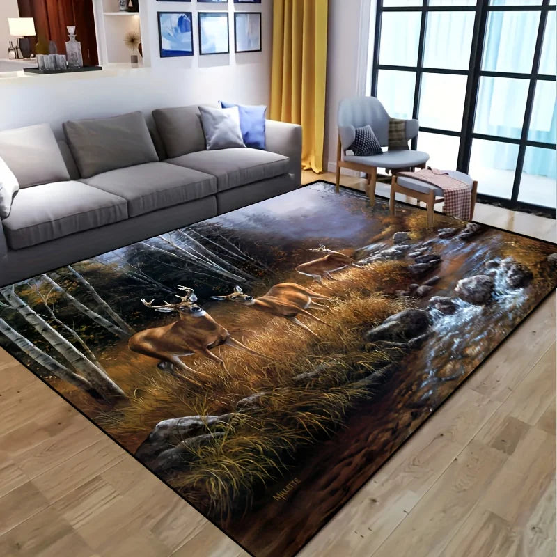 Navak Carpet Machine washable polyester door mat 1pc crystal pile carpet for home living room bedroom decoration