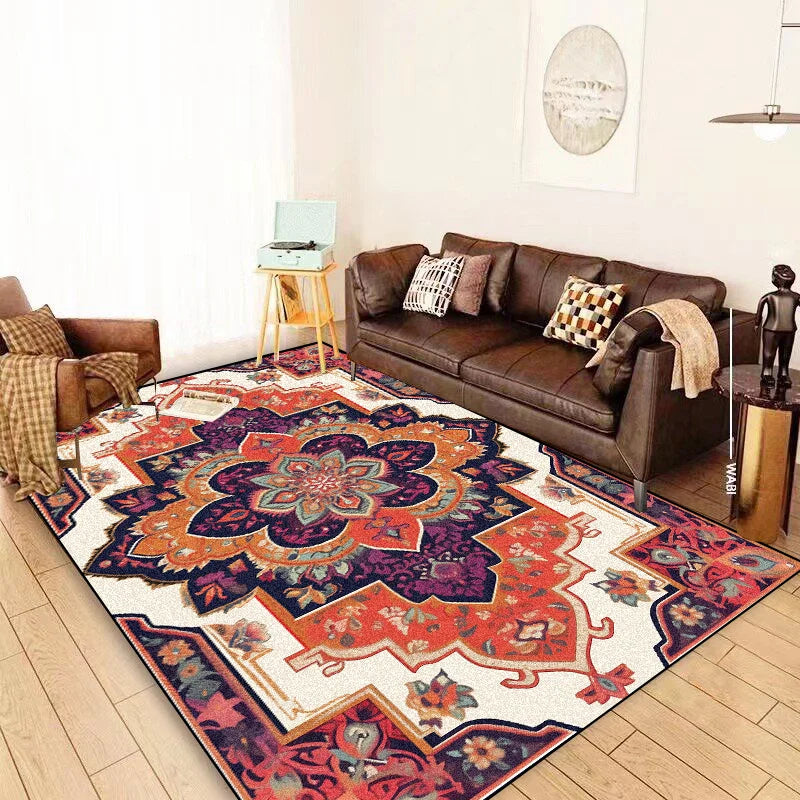 Navak Carpet Persian Carpet Living Room Coffee Tables Easy Cleaning Large Rugs 200x300 Retro Decoration Sofa Rug Bedroom Non-slip Floor Mats