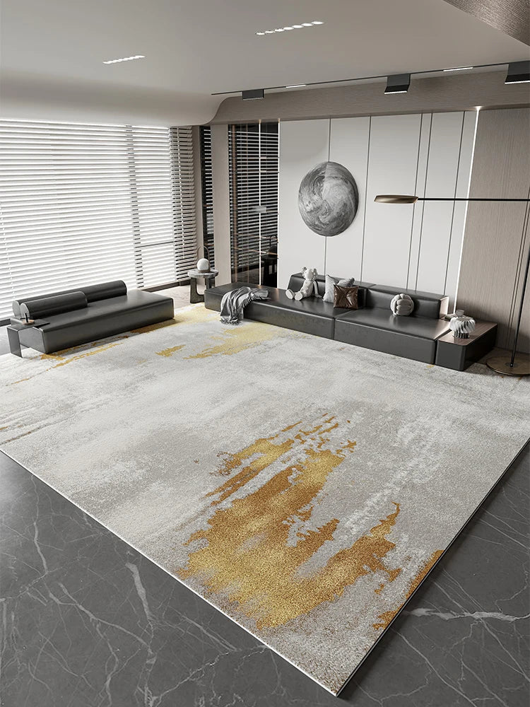 Navak Carpet Light Luxury Study Rug Large Area Nordic Style Carpets for Living Room Minimalist Bedroom Decor Bedside Carpet Home Washable Mat
