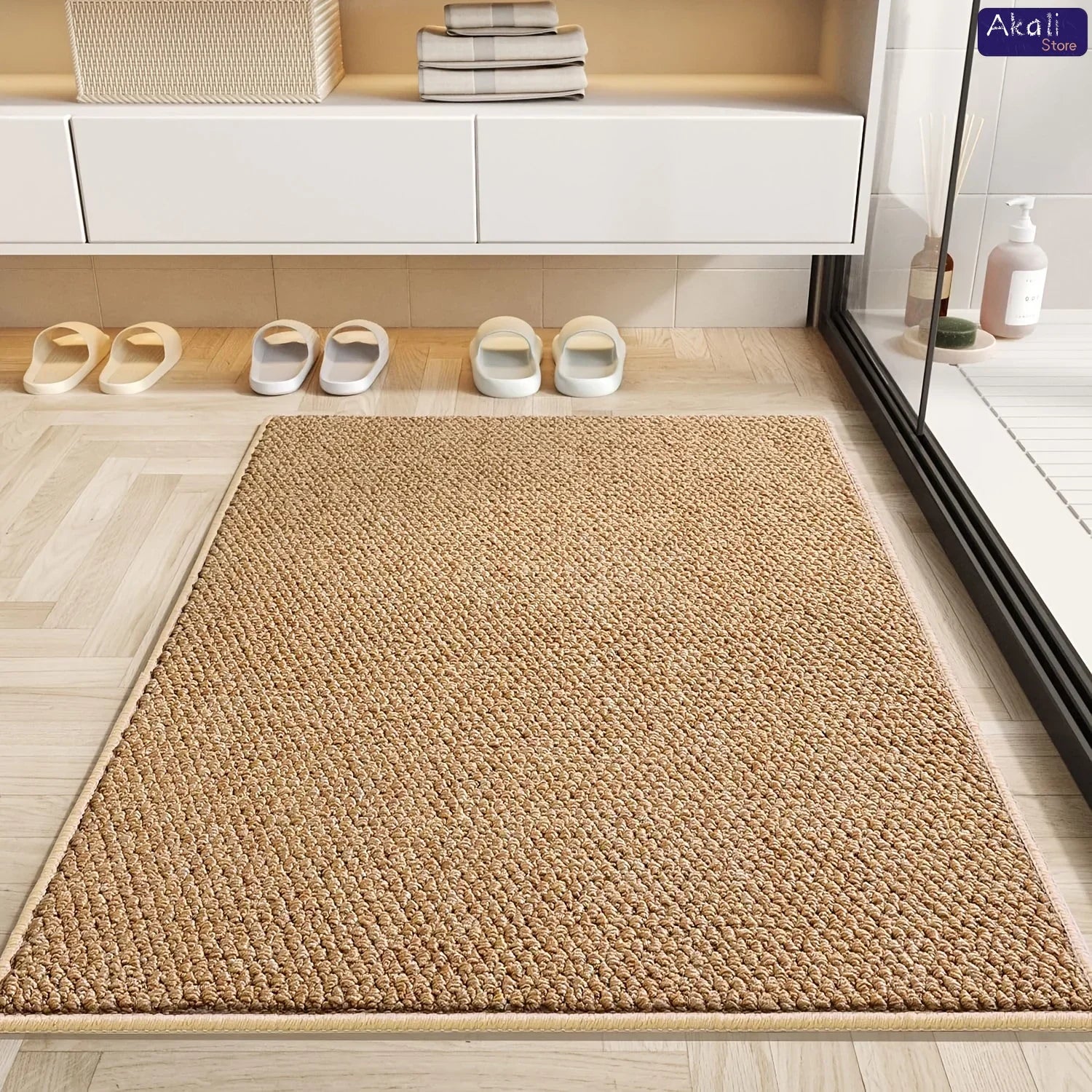 Navak Carpet New Absorbent Door Mat Geometric Patterns Stain and Fade Resistant Entrance Welcome Carpet Suitable for Indoor and Outdoor Use