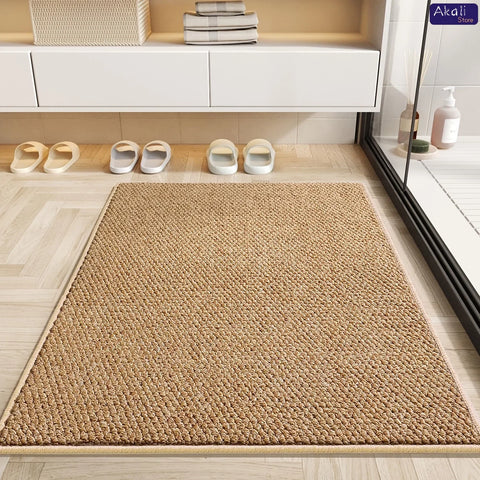 Navak Carpet New Absorbent Door Mat Geometric Patterns Stain and Fade Resistant Entrance Welcome Carpet Suitable for Indoor and Outdoor Use
