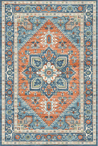 Navak Carpet Retro Nordic Boho Pattern Carpet Living Room Decor Sofa Rug Bedroom Bedside Soft Rug Kitchen Dining Table Floor Mat Doormat