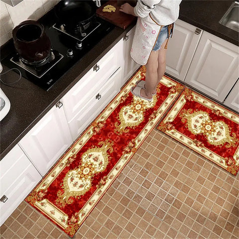Navak Carpet Kitchen Rug Durable Home Entrance Doormat High-end Kitchen Mats for Floor Waterproof House Hold Washable Non-slip Large Carpet