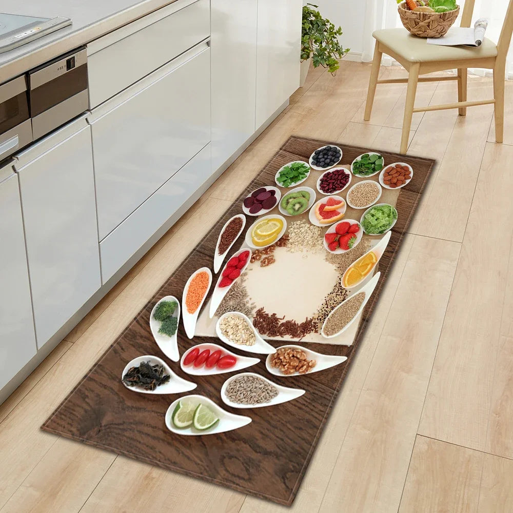 Navak Carpet Kitchen Mat Home Living Room Balcony Bedroom Floor Decor Foot Carpet House Bathroom Entrance Door Hallway Absorbent Non-slip Rug