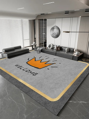 Navak Carpet Light Luxury Study Rug Large Area Nordic Style Carpets for Living Room Minimalist Bedroom Decor Bedside Carpet Home Washable Mat