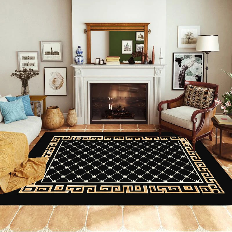 Navak Carpet New Chinese Style Decoration Home Carpets for Living Room Large Bedroom Rug Dining Room Decor Coffee Tables MAT Machine Washable