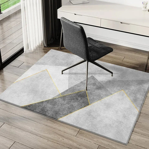 Navak Carpet Exclusive Picks Simple E-Sports Chair Floor Mat Study Desk Computer Swivel Chair Carpet Bedroom Soiled Foot Mat Carpet Home DecorationRug
