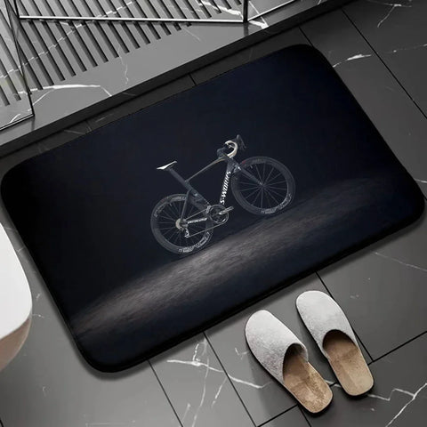Navak Carpet 1Pc Bikers Indoor Outdoor Doormat Non Slip Bike Print Home Decor Carpet For Kitchen Bedroom Bath Foot Rugs Washabel Floor Mat