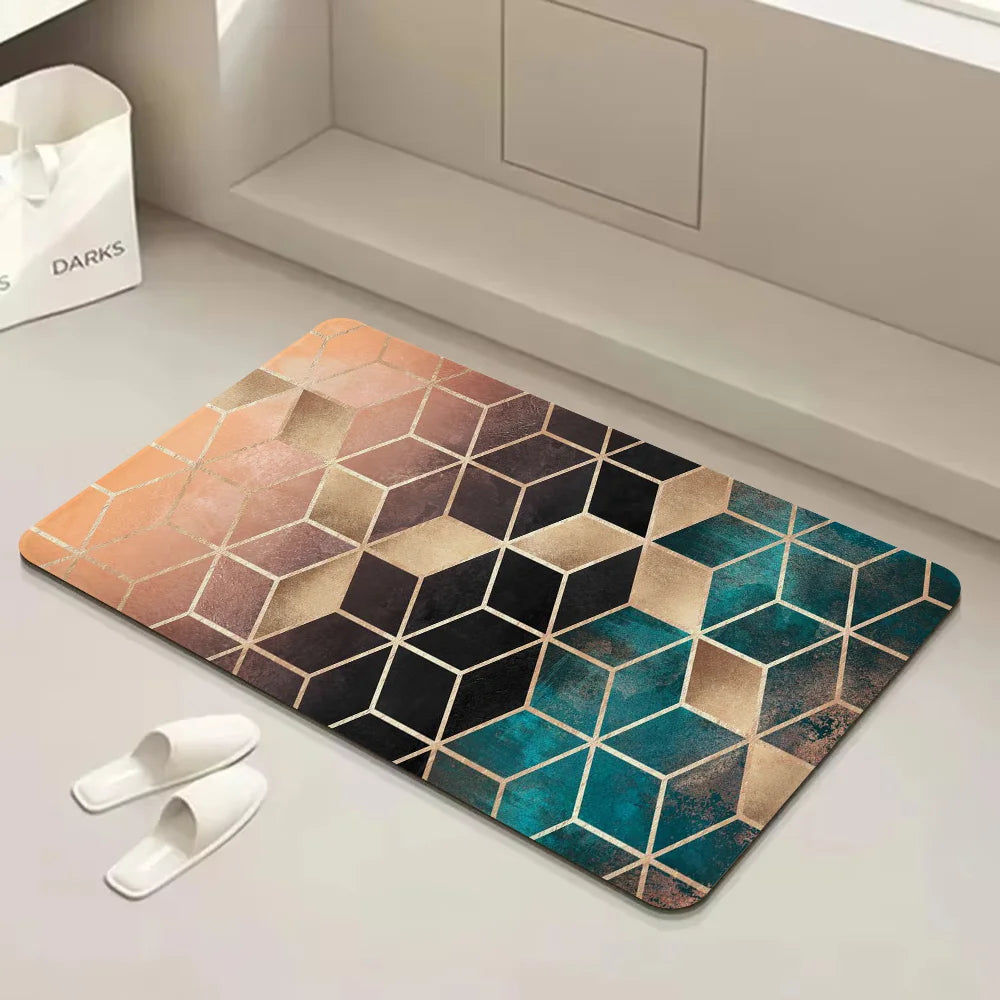 Navak Carpet Geometry Long Rugs Nordic Style Home Doormat Bathroom-Toilet Mats Bedroom Modern Home Decor