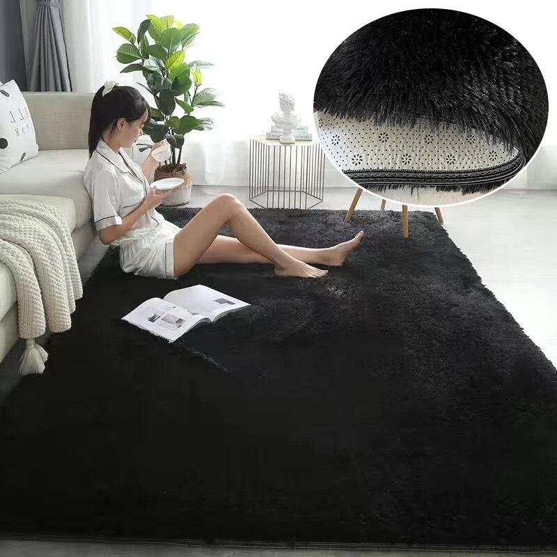 Navak Carpet Plush Carpet For Living Room Large White Soft Fluffy Carpets Bedroom Thicken Floor Mat Teen Room Home Decoration Rugs