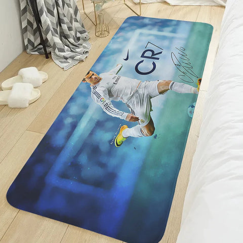 Navak Carpet Carpet for Bedroom Cristiano Ronaldo CR7 Kitchen Porch Foot Mat Non-slip Balcony Bath Rug Home Decor Items Doormat Entrance Door