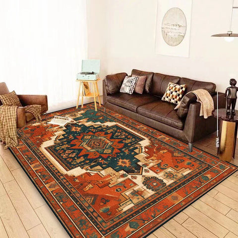 Navak Carpet Persian Carpet Living Room Coffee Tables Easy Cleaning Large Rugs 200x300 Retro Decoration Sofa Rug Bedroom Non-slip Floor Mats