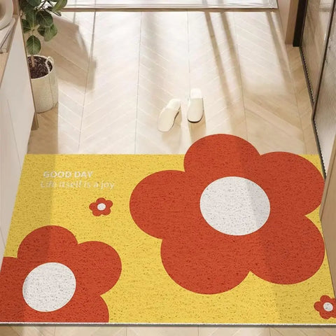 Navak Carpet Cute Flower Door Mat Outdoor Indoor Welcome Mats Front Doormat Non Slip Entrance Rugs for Front Door