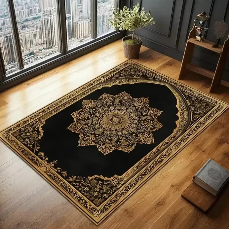 Navak Carpet Exclusive Picks Upgraded Material Loop Pile Elegant Islamic Prayer Rug Exquisite Prayer Muslim Creative Gift Easy Storage Home Decor