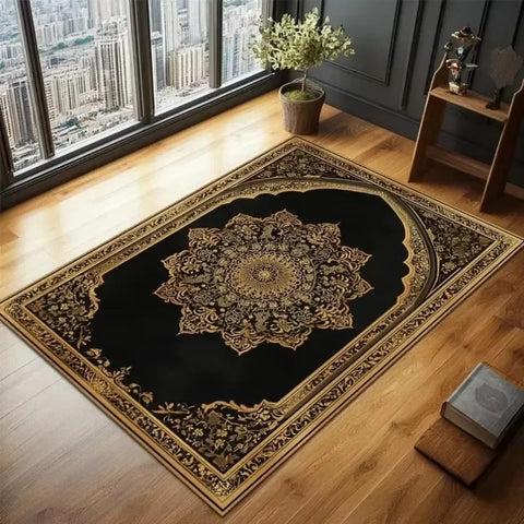 Navak Carpet Exclusive Picks Upgraded Material Loop Pile Elegant Islamic Prayer Rug Exquisite Prayer Muslim Creative Gift Easy Storage Home Decor