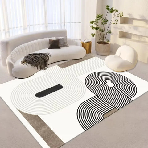 Navak Carpet Exclusive Picks Scandinavian Style Geometric Rug Living Room Study Wearable Design Modern Home Studio Ins Style Space