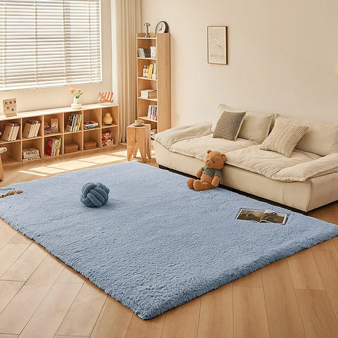 Navak Carpet Soft Lamb Wool Carpet For Children's Bedroom Foot Rugs Fluffy Plush Game Crawling Mat Balcony Cushion Home Decoration Pet Mats