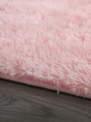 Navak Carpet Super Soft Shaggy Carpet for Living Room Bedroom Fluffy Indoor Plush Area Rug Home Furry Floor Mats Kids Nursery Girls Pink Rug