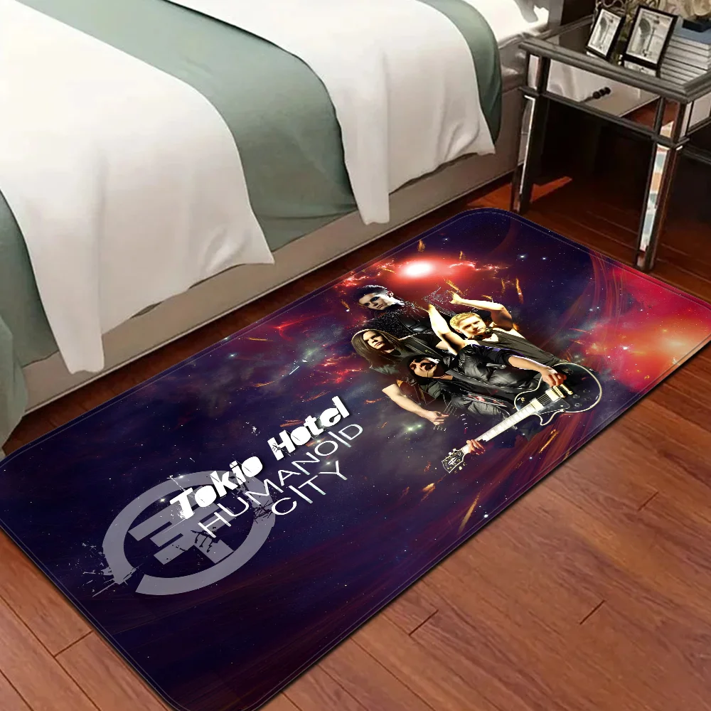 Navak Carpet Tokio Hotel Band printed Room Mats er Anti-slip Modern Living Room Balcony Printed Welcome Rug