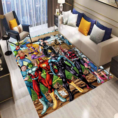 Navak Carpet Daily Picks Disney Superhero Marvel Avengers Cartoon Carpet Rug for Bedroom Living Room Home Sofa Decorationkids Floor Mat