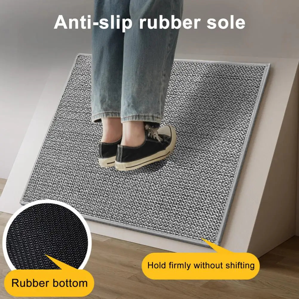 Navak Carpet Floor Mat Non Slip Washable Entryway Rug Water Absorbent Quick Drying Bathroom Mat Durable Braided Texture Plush Entryway Rug