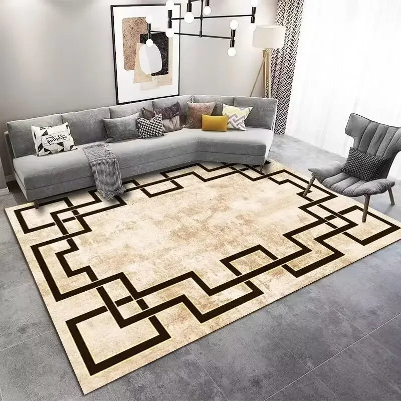 Navak Carpet New Chinese Style Decoration Home Carpets for Living Room Large Bedroom Rug Dining Room Decor Coffee Tables MAT Machine Washable