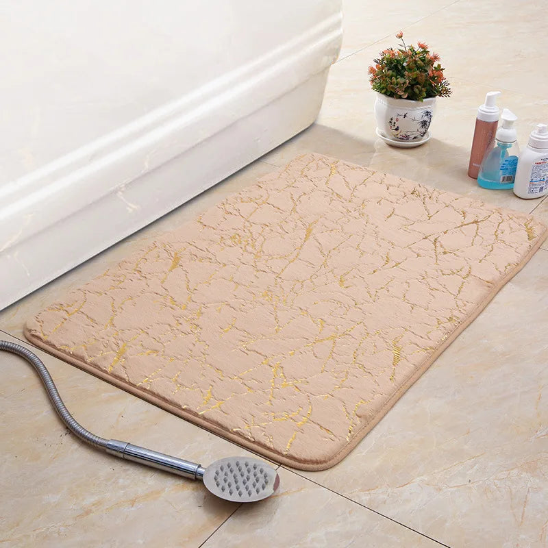 Navak Carpet Bath Mat Modern Living Room Area Small Rug Washable Bedroom doormat Bathroom Rectangle Non Slip Toilet Floor Faux Mat