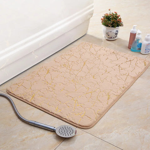 Navak Carpet Bath Mat Modern Living Room Area Small Rug Washable Bedroom doormat Bathroom Rectangle Non Slip Toilet Floor Faux Mat