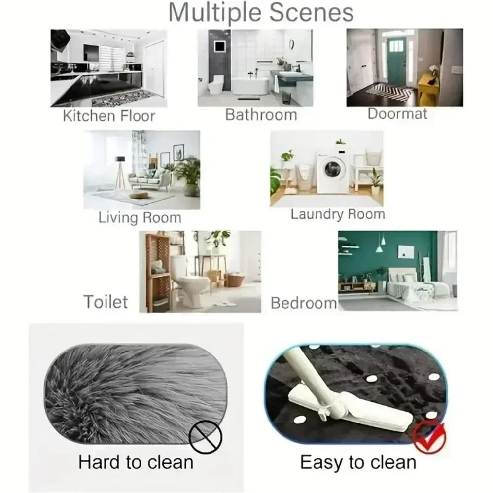 Navak Carpet Daily Picks Simple Carpet Cartoon Living Room Bedroom Kitchen Sofa Table Balcony Rug Non-slip Washable Mat Exquisite Home Ornaments