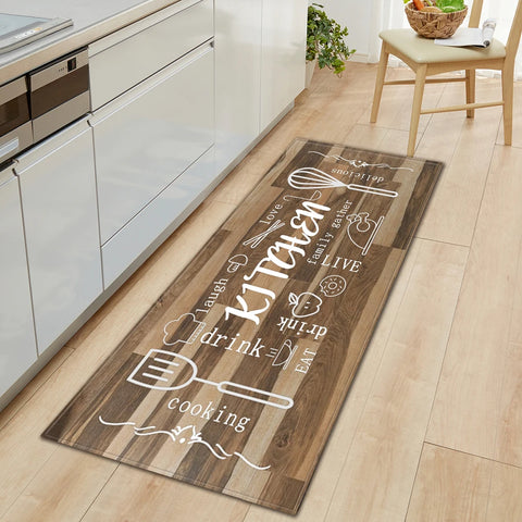 Navak Carpet Kitchen Mat Entrance Doormat Home Living Room Hallway Decoration Carpet House Balcony Bath Door Bedroom Floor Non-Slip Foot Rug