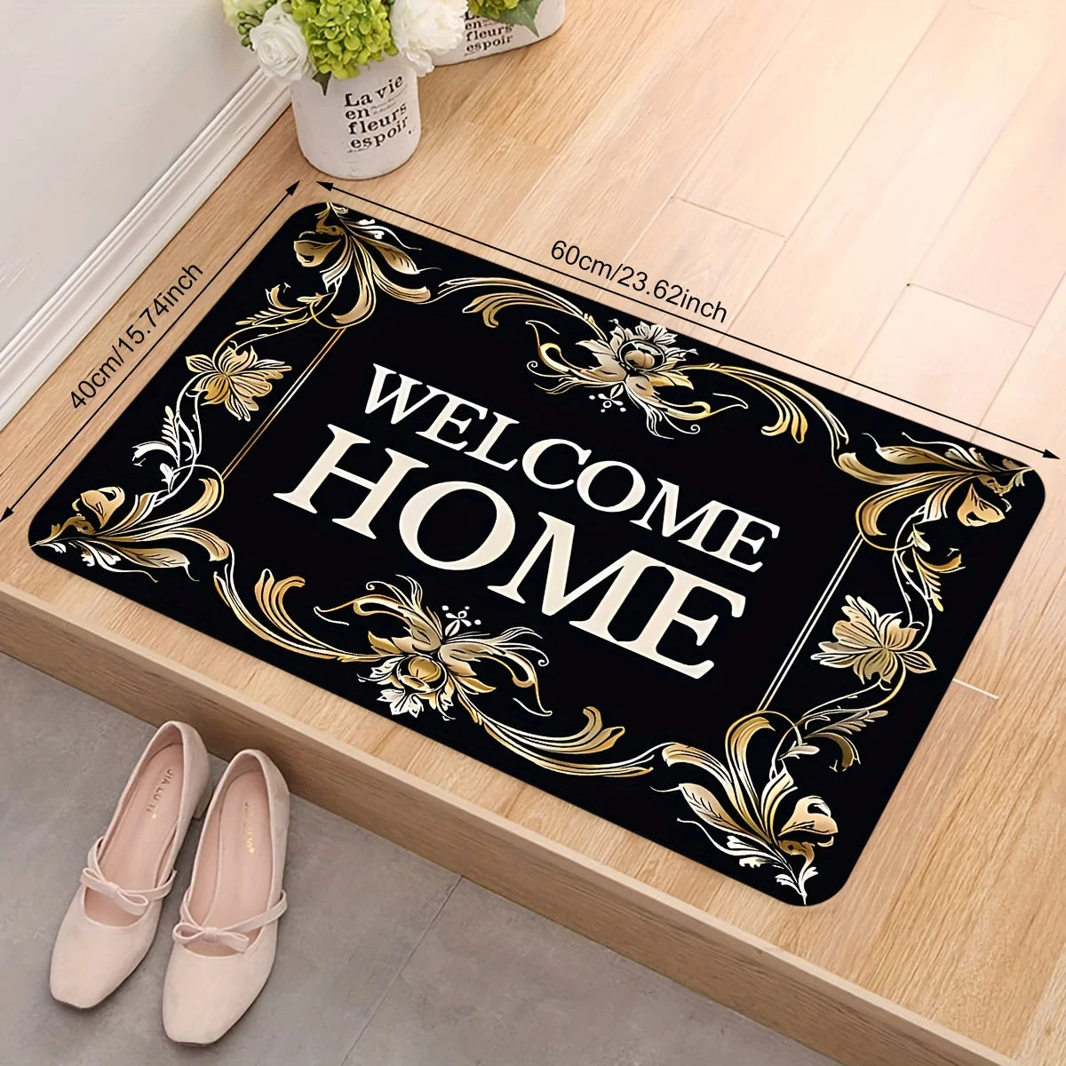Navak Carpet Welcome Home Doormat Durable Non Slip Entrance Rug Perfect for Indoor Outdoor Use Adds Unique Charm to Your Doorway