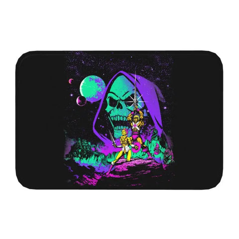 Navak Carpet Trap Door Masters of The Universe Doormat Anti-Slip Bath Kitchen Mat He Man Welcome Garage Door Floor Entrance Carpet Rug